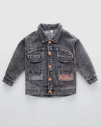 Conjunto Vaquero Niño 3 Piezas ,Chaqueta, Camiseta y Pantalón Cargo