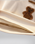 Conjunto niño otoño polo con pantalón y estampado de oso,Ideal para primavera  en España