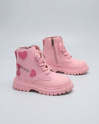 Botas Niña Corazones Invierno Cálido