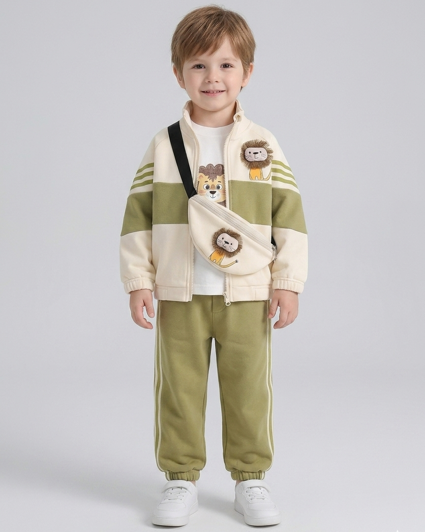 Conjunto ropa bebé invierno 2 piezas: chaqueta y pantalón con bolso pequeño tipo peluche  conjunto niño invierno en España