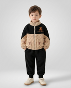 Conjunto de invierno niño 2 piezas chaqueta con cremallera y pantalón deportivo Lucky Bear en España