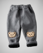 Conjunto niño 2 piezas ropa infantil: sudadera con capucha con diseño de oso 3D y pantalón vaquero elástico,Ideal para primavera y verano en España