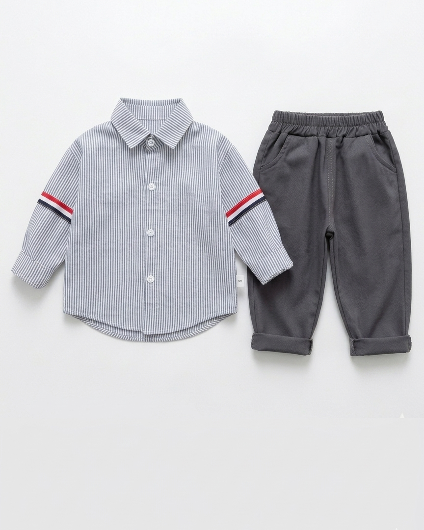 Conjunto niño elegante 3 piezas con chaleco y pantalón elefante en España