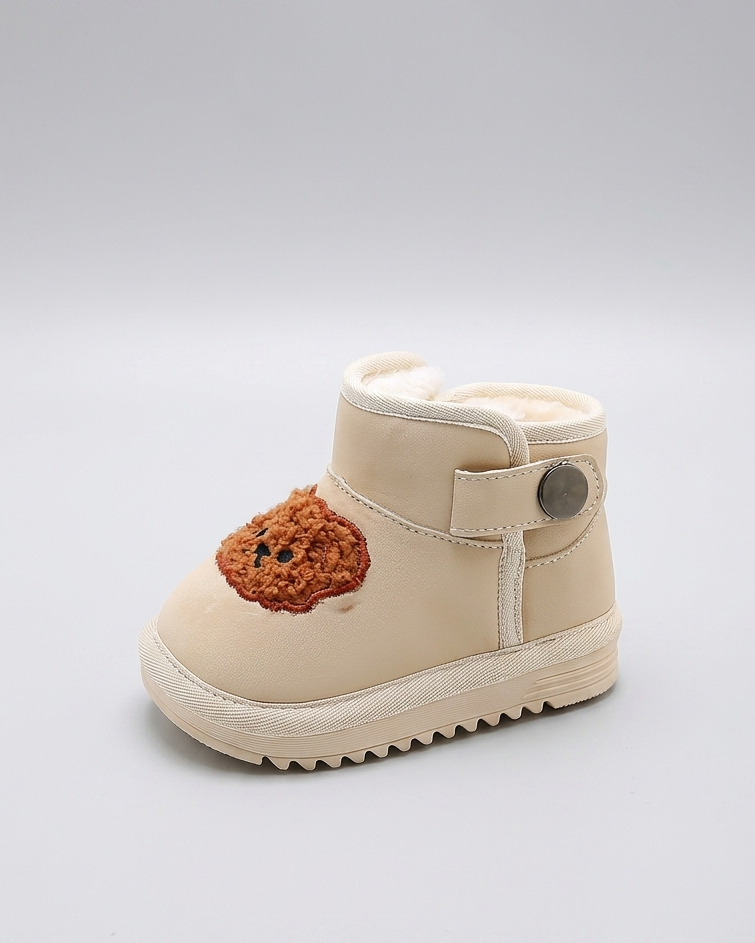 Botas Niño Cara de Osito Invierno Cálido
