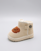 Botas Niño Cara de Osito Invierno Cálido