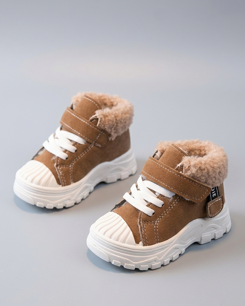 Zapatos cálidos forrados de piel con un diseño moderno. en España