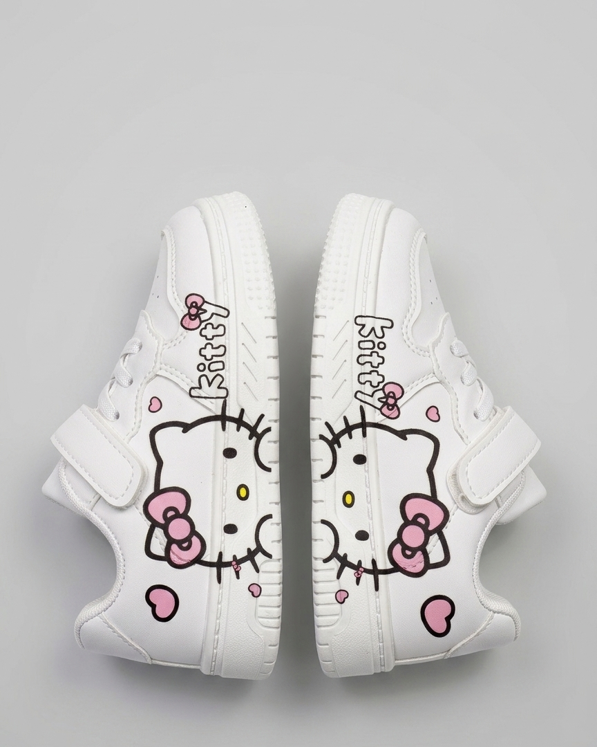 Zapato Blanco Infantil Dibujos Animados