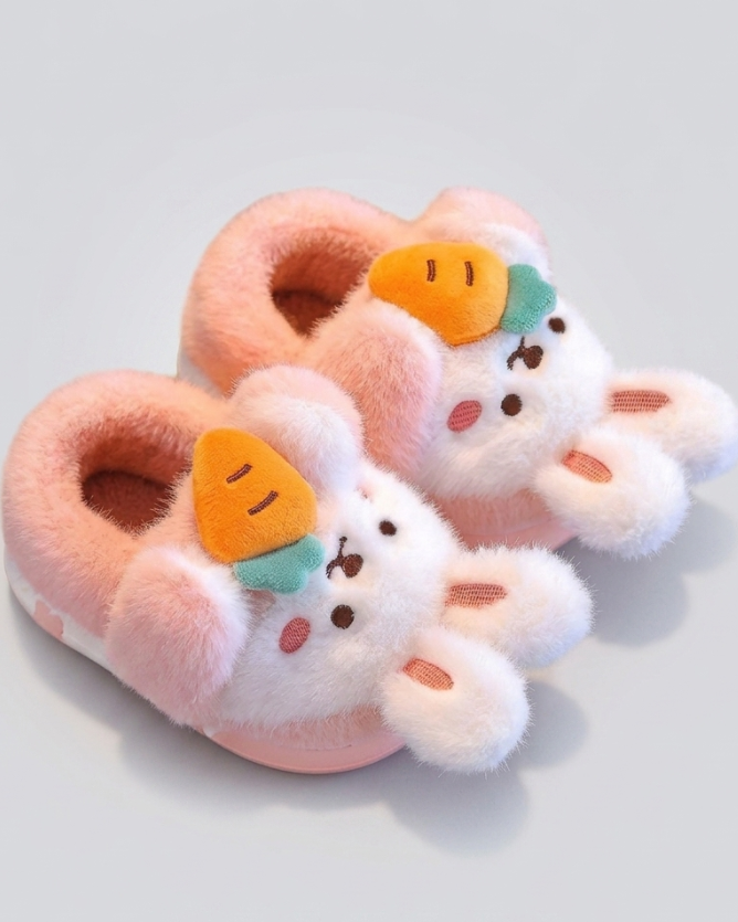 Pantuflas Animadas Infantil Invierno Cálido