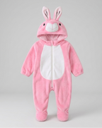 Mono de invierno bebé niño con capucha de animal – pijama infantil de felpa suave en España