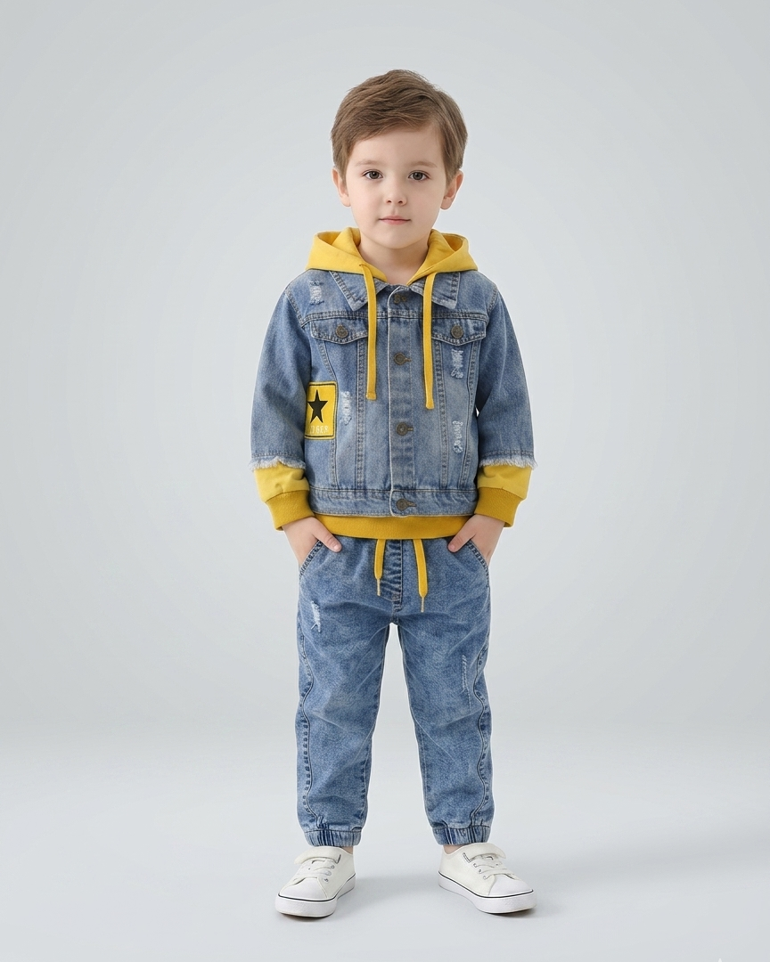 Conjunto niño ropa infantil 2 piezas camiseta manga larga y pantalón ,Ideal para primavera en España