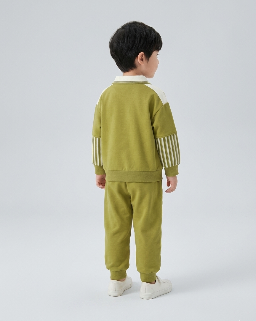 Conjunto bebé invierno sudadera cálida y pantalón cómodo con cintura elástica en España