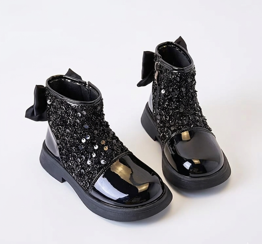 Zapato para niña con diseño brillante y atractivo en España