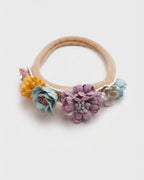 Diademas para el cabello con flores decoradas con perlas