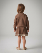 Conjunto Niña Falda Plisada 2 Piezas Moda Infantil