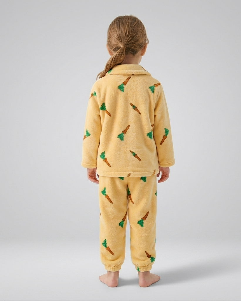 Pijamas de invierno para niños 2 piezas de felpa cálida conjunto pijama infantil invierno en España