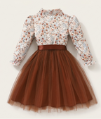 Vestidos de tul y flores: elegancia en colores vibrantes y un diseño encantador