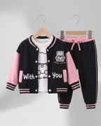 Conjunto deportivo niño Bear Cool estilo varsity de algodón suave | conjunto niño cómodo para diario en España