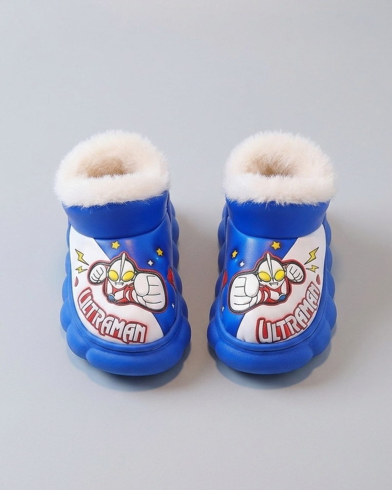 Bota de invierno “Ultraman” acolchada y cálida con diseño de dibujos animados en España