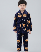 Pijama infantil invierno 2 piezas de felpa cálida para niños