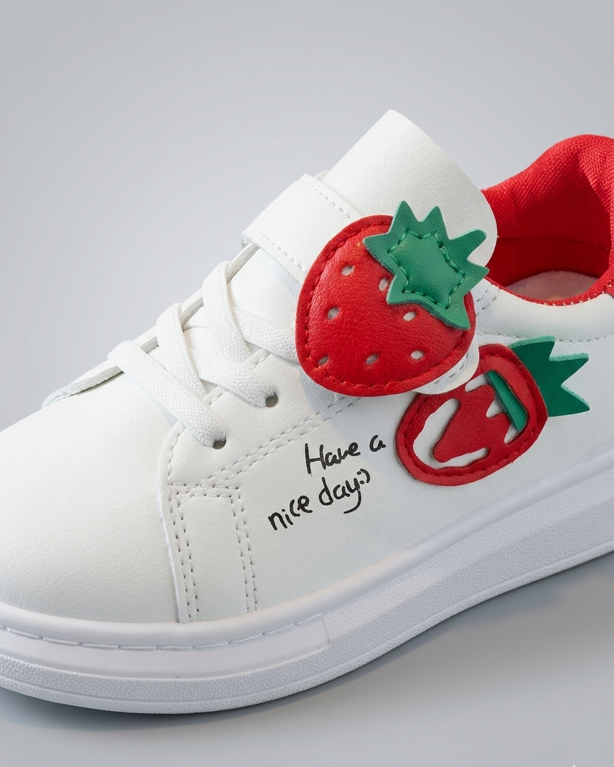 Zapato con diseño de fresa para niños en España