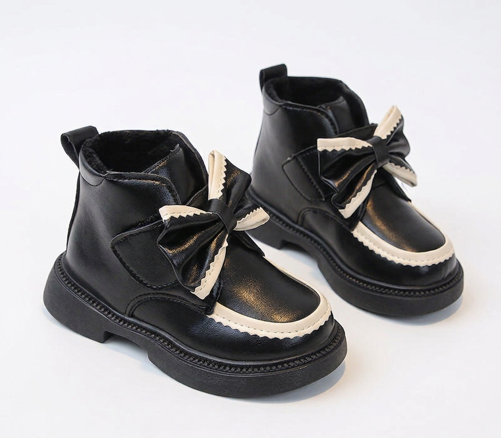 Zapato de invierno elegante con un lazo lujoso en España
