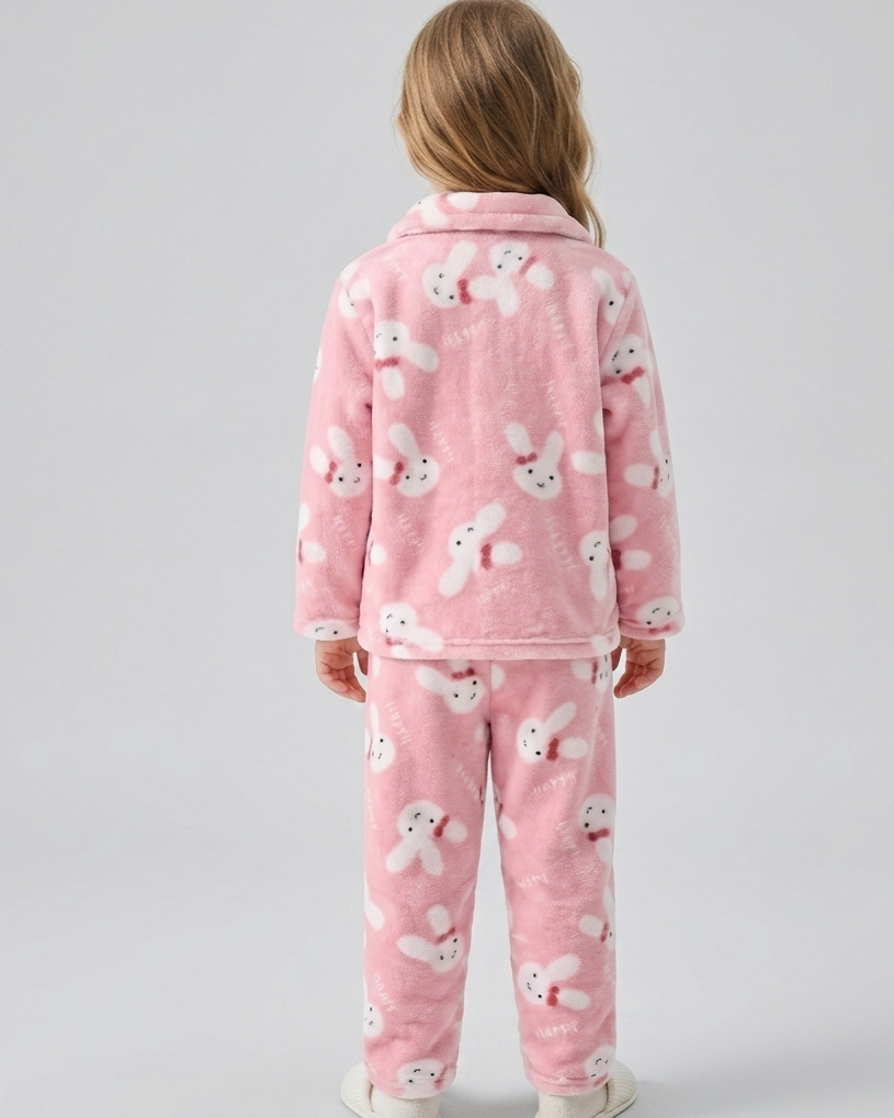 Pijamas de invierno para niños 2 piezas de felpa cálida conjunto pijama infantil invierno en España