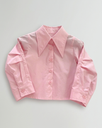 Conjunto niña 3 piezas elegante con blusa, suéter de punto y pantalón vaquero acampanado con encaje,en España