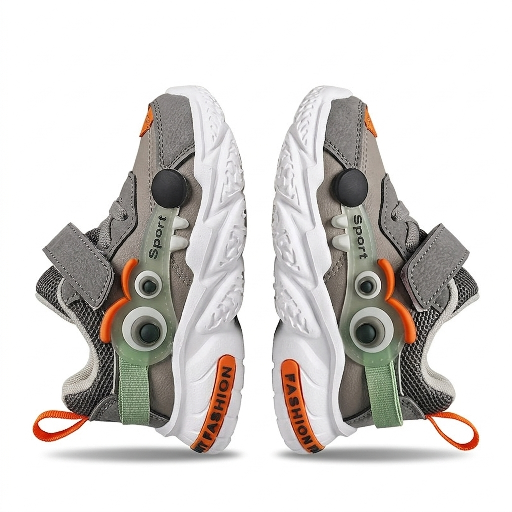 Zapato con diseño deportivo moderno y cartoon con ojos en 3D en España