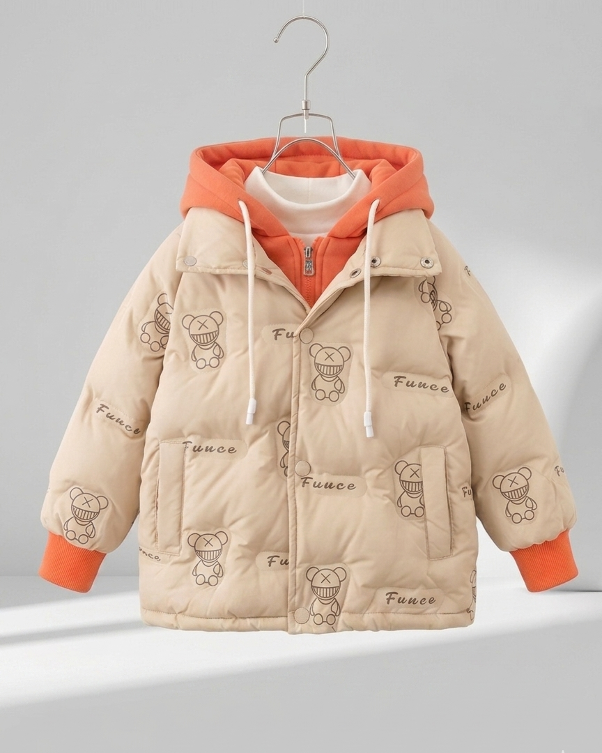 Chaqueta acolchada infantil con estampado de osos chaqueta ropa invierno infantil en España