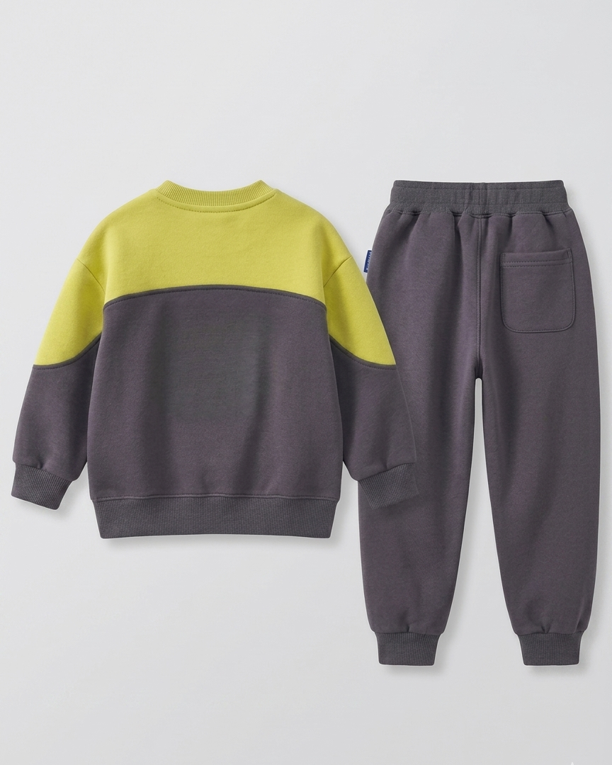 Conjunto niño 2 piezas sudadera y pantalón deportivo chándal infantil cómodo talla 1-8 en España