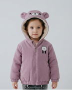 Chaqueta Bebé Invierno Acolchada  Capucha Osito