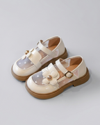 Zapato Transparente Niña Flor y Brillo