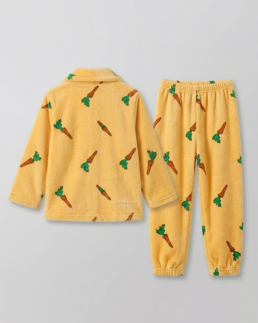 Pijamas de invierno para niños 2 piezas de felpa cálida conjunto pijama infantil invierno en España