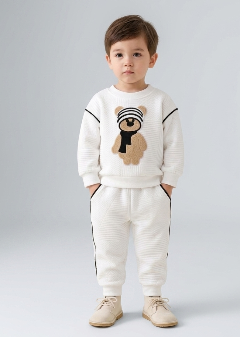 Conjunto bebé 2 piezas con estampado de osito ropa bebé invierno niño y niña en España