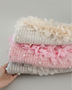 Suéter de Punto para Niña con Flores 3D de tul