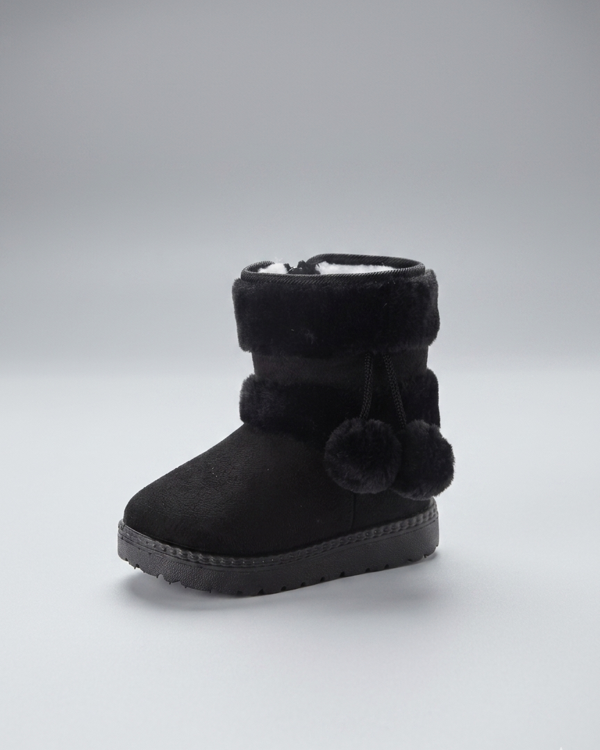 Bota cálida forrada de piel para el invierno en España