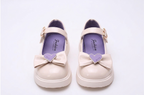 Zapato elegante para niña con lazo frontal de diseño moderno en España