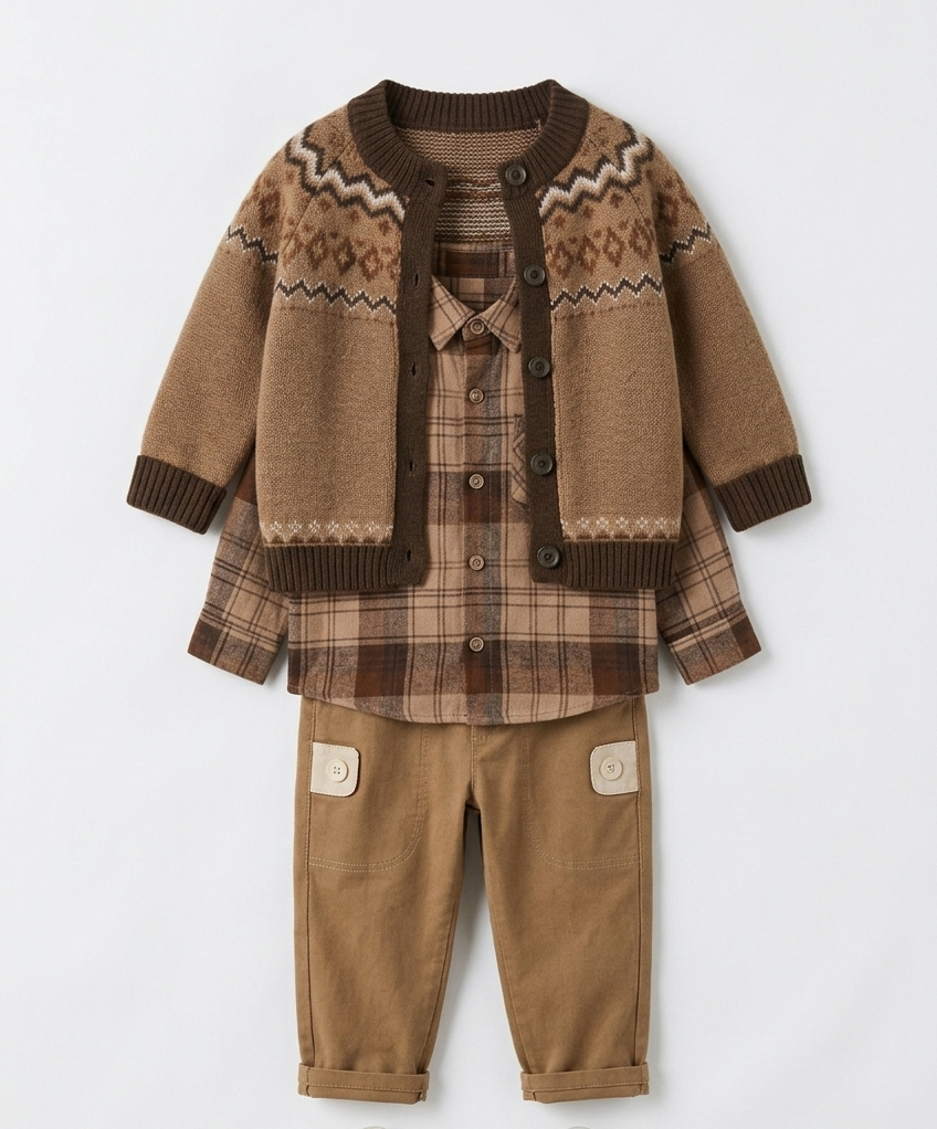 Conjunto de invierno elegante: calidez y estilo para los días fríos,Ideal para clima otoñal  en España
