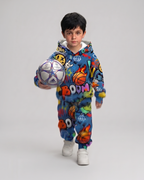 Chándal niño 2 piezas con capucha y pantalón deportivo