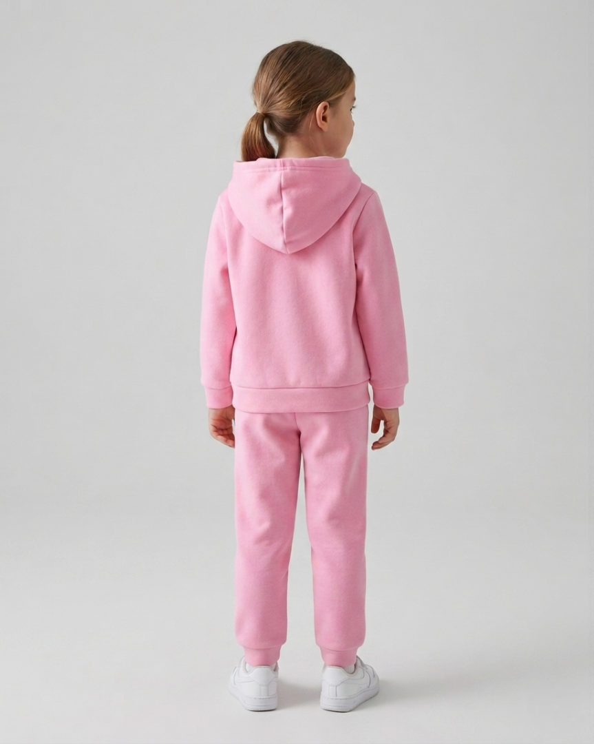 Conjunto niña 2 piezas sudadera con capucha y pantalón deportivo a juego para ropa niña en España