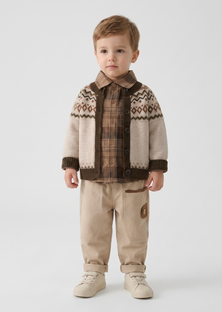 Conjunto de invierno elegante: calidez y estilo para los días fríos,Ideal para clima otoñal  en España