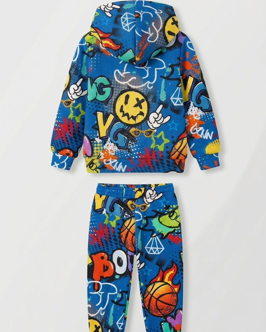 Conjunto niño deportivo 2 piezas sudadera con capucha y pantalón chándal en España