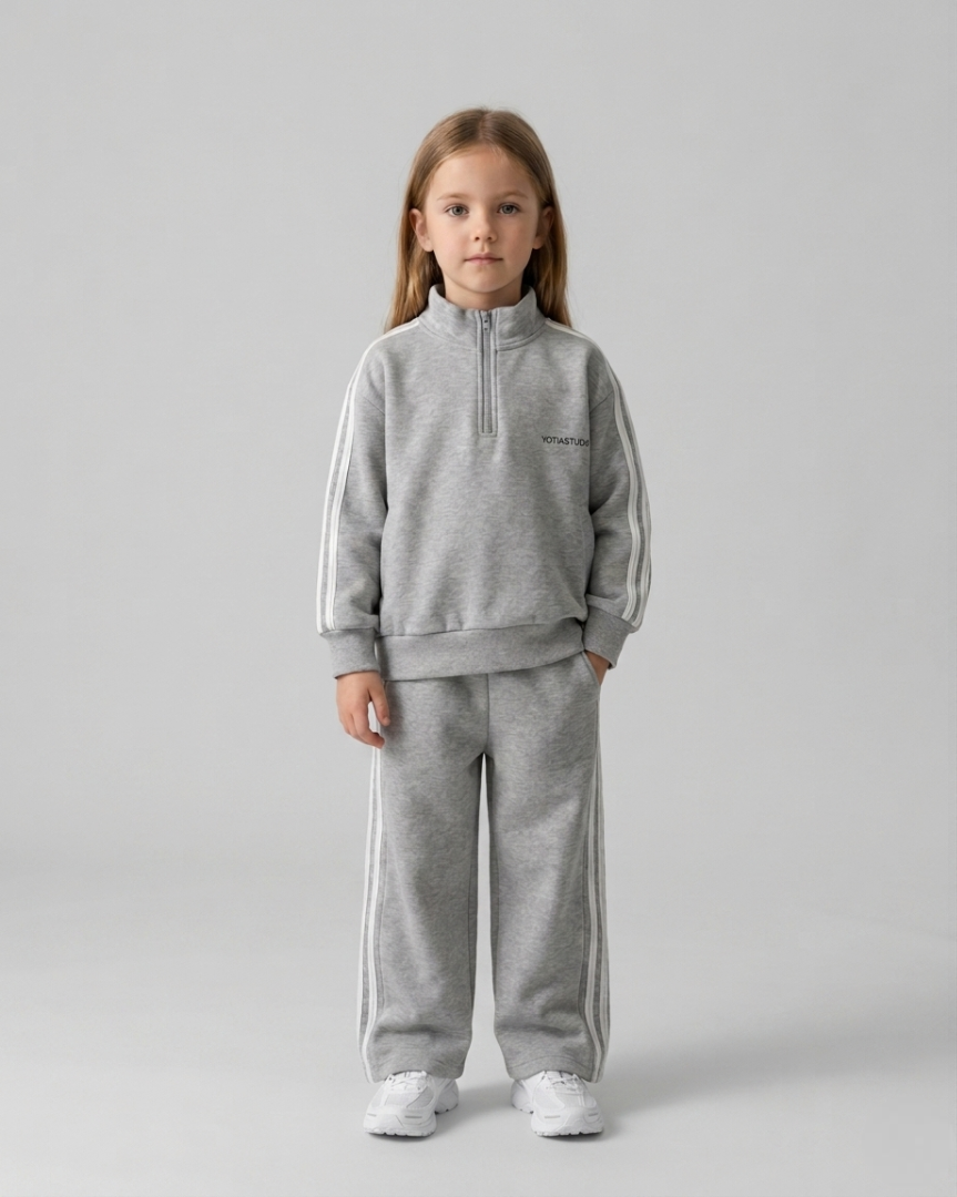 Conjunto deportivo niña otoño invierno 2 piezas con rayas laterales  en España