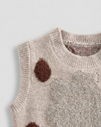 Conjunto niña invierno 3 piezas chaqueta tejida y pantalón de terciopelo con bolso,Ideal para clima otoñal en España