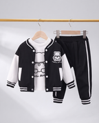 Conjunto Deportivo Niño Bear Cool Chaqueta Varsity de Algodón
