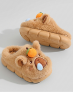 Pantufla de invierno cálida con diseño de dibujos animados en España