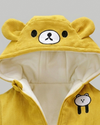 Chaqueta Bebé Invierno Acolchada  Capucha Osito