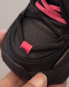 Zapatillas Negras Rosa Niña Deportivas