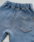 Conjunto niña 3 piezas ropa bebé niña – blusa rosa, chaqueta con conejo y pantalón vaquero con mariposas en España