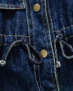 Abrigo Vaquero Niña Invierno Chaqueta Denim Forrada Pelo